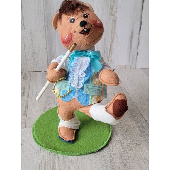 Annalee 1996 Easter Parade boy bear Vintage baton - Picture 2 of 11
